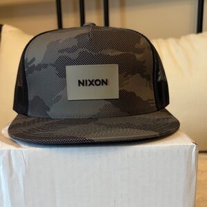 Nixon Gray Camo Mesh Hat